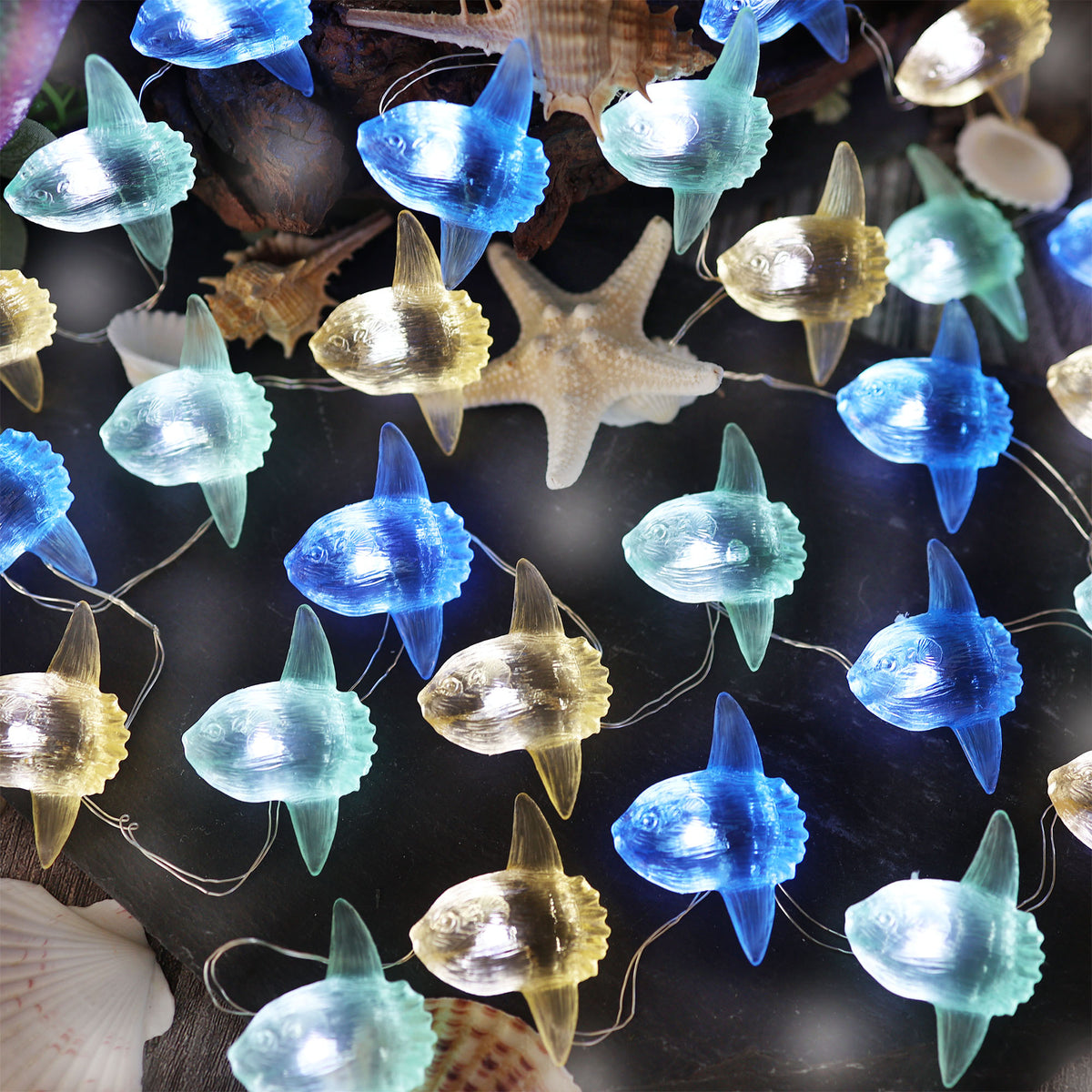 Mola Mola Ocean Sunfish Fairy String Lights