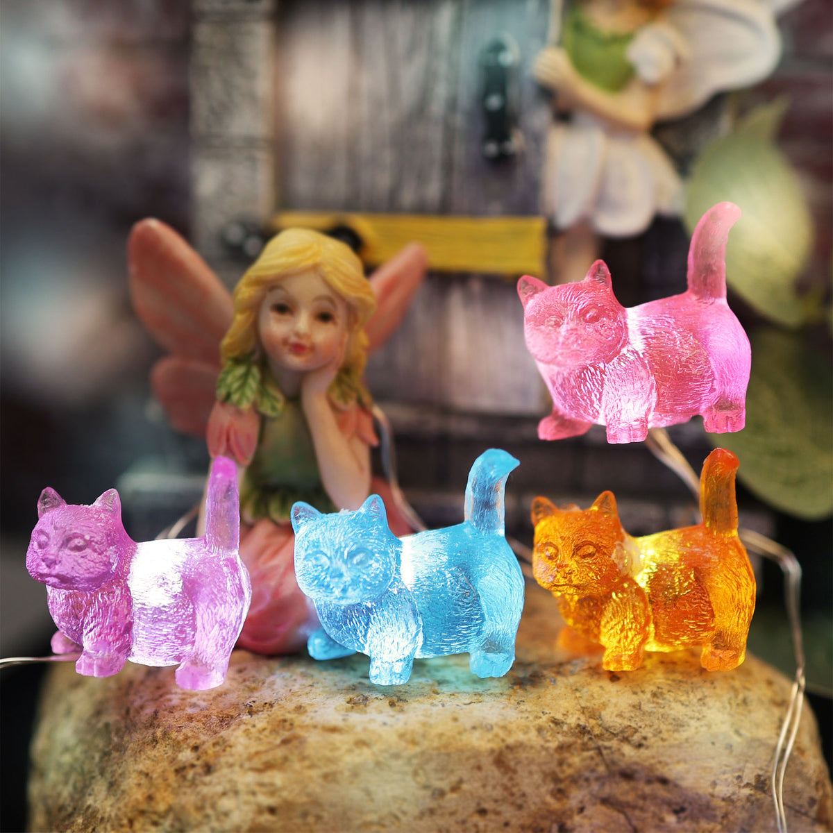 3D Cat Fairy Lights for Cozy Bedrooms, Shelves & Cat Lovers